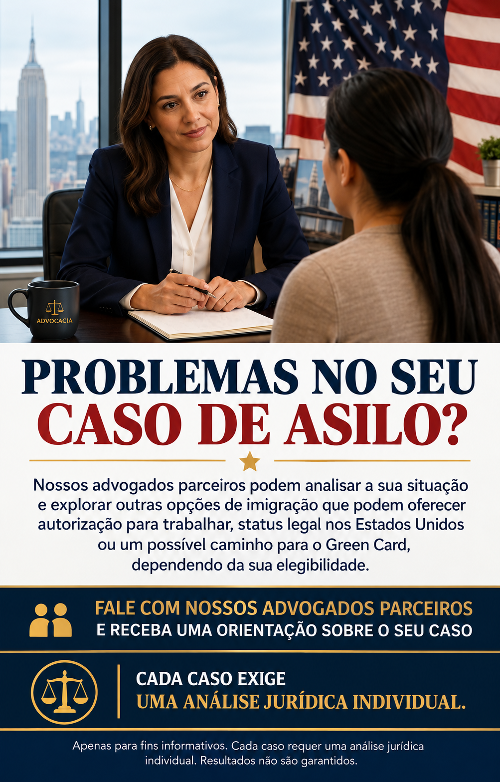 Informações sobre imigração