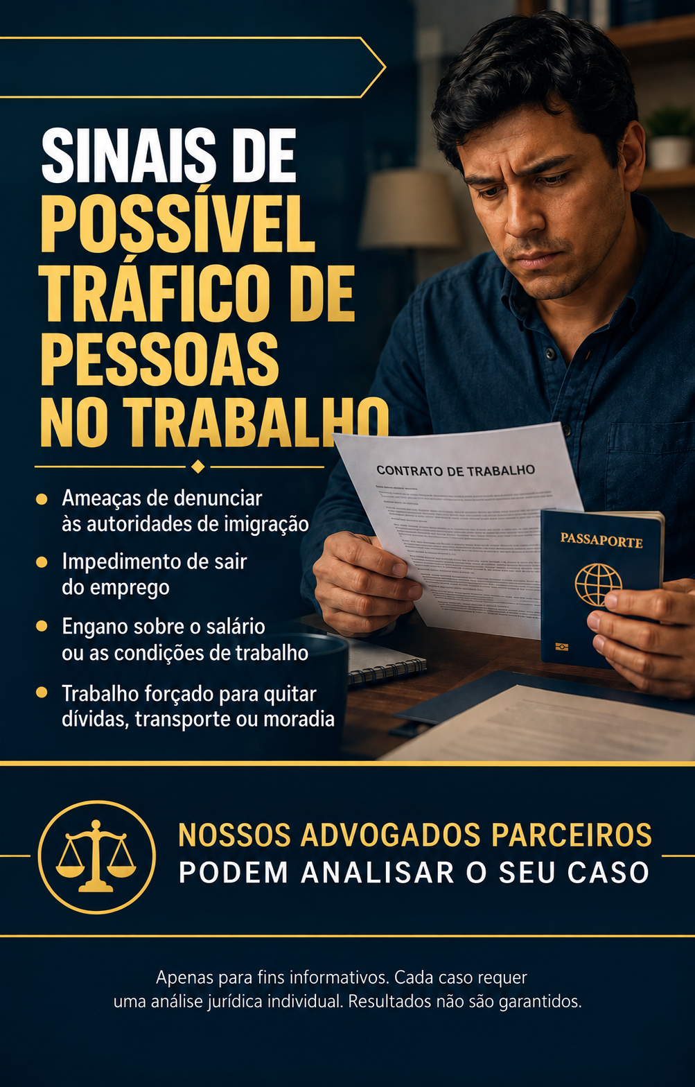 Informações sobre imigração